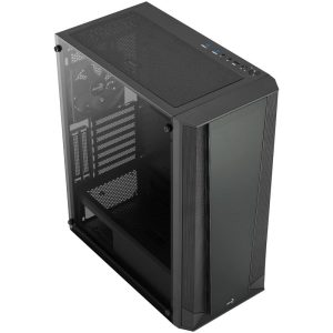 Aerocool Prism Midi Tower, tempered glass - black : image 2