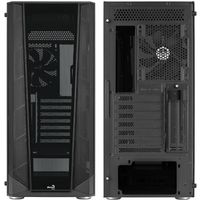 Aerocool Prism Midi Tower, tempered glass - black : image 5