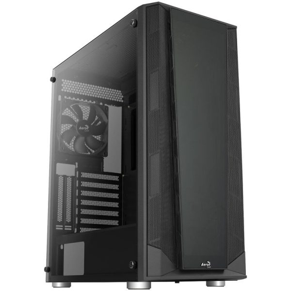 Aerocool Prism Midi Tower, tempered glass – black
