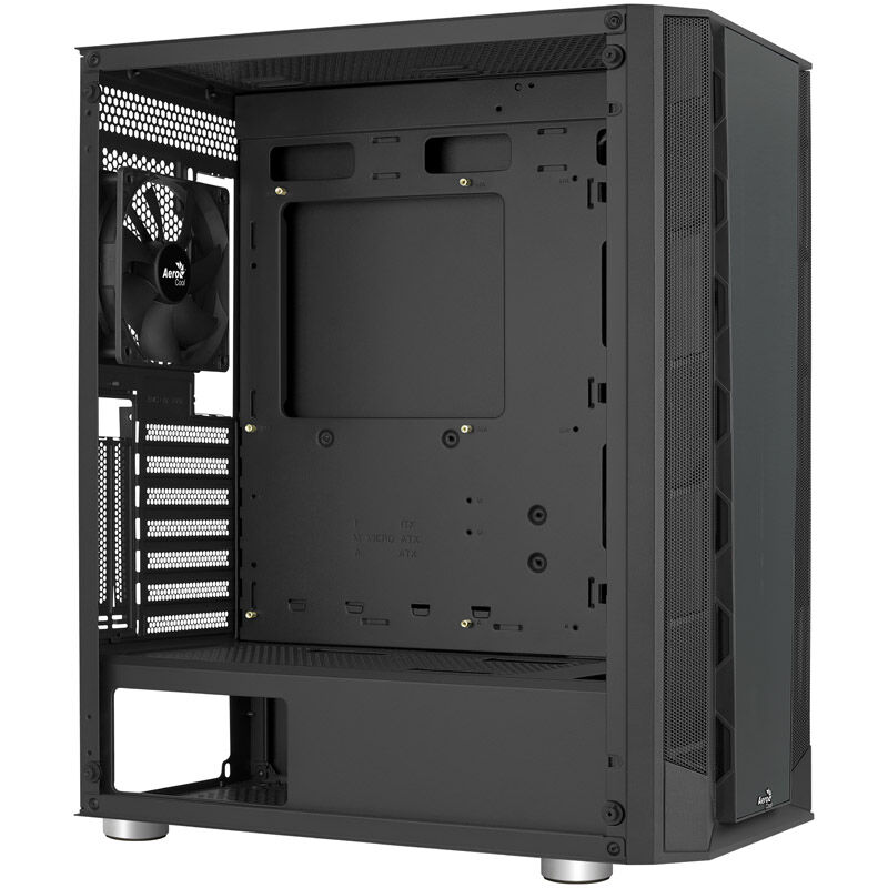 Aerocool Prism Midi Tower, tempered glass - black : image 4