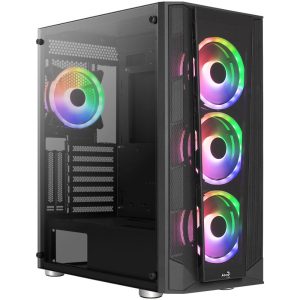 Aerocool Prism ARGB Midi-Tower, Tempered Glass - schwarz : image 8