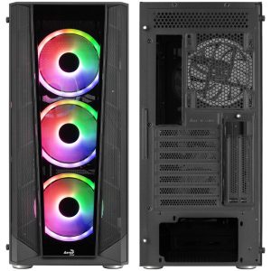 Aerocool Prism ARGB Midi-Tower, Tempered Glass - schwarz : image 5