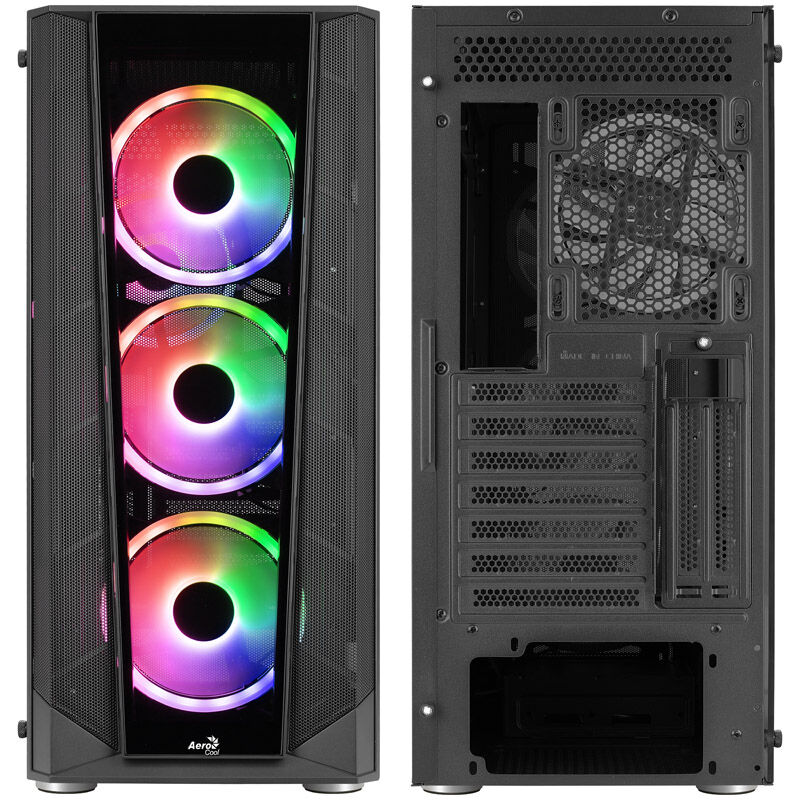 Aerocool Prism ARGB Midi-Tower, Tempered Glass - schwarz : image 5