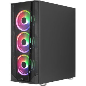 Aerocool Prism ARGB Midi-Tower, Tempered Glass - schwarz : image 9