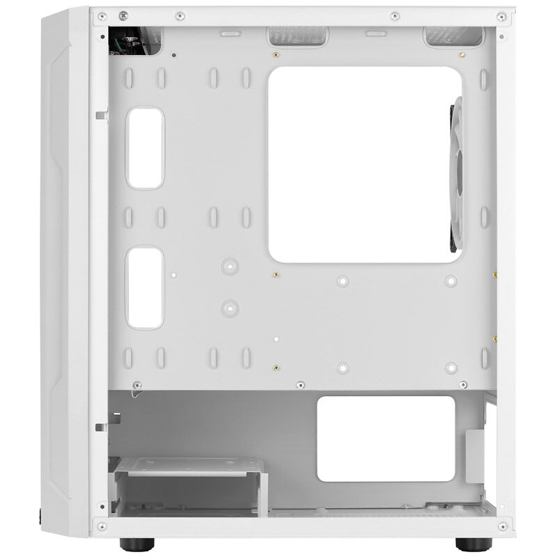 Aercool Trinity Mini-Tower V2, Tempered Glass - white