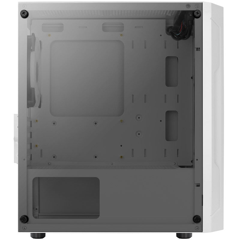 Aercool Trinity Mini-Tower V2, Tempered Glass - white