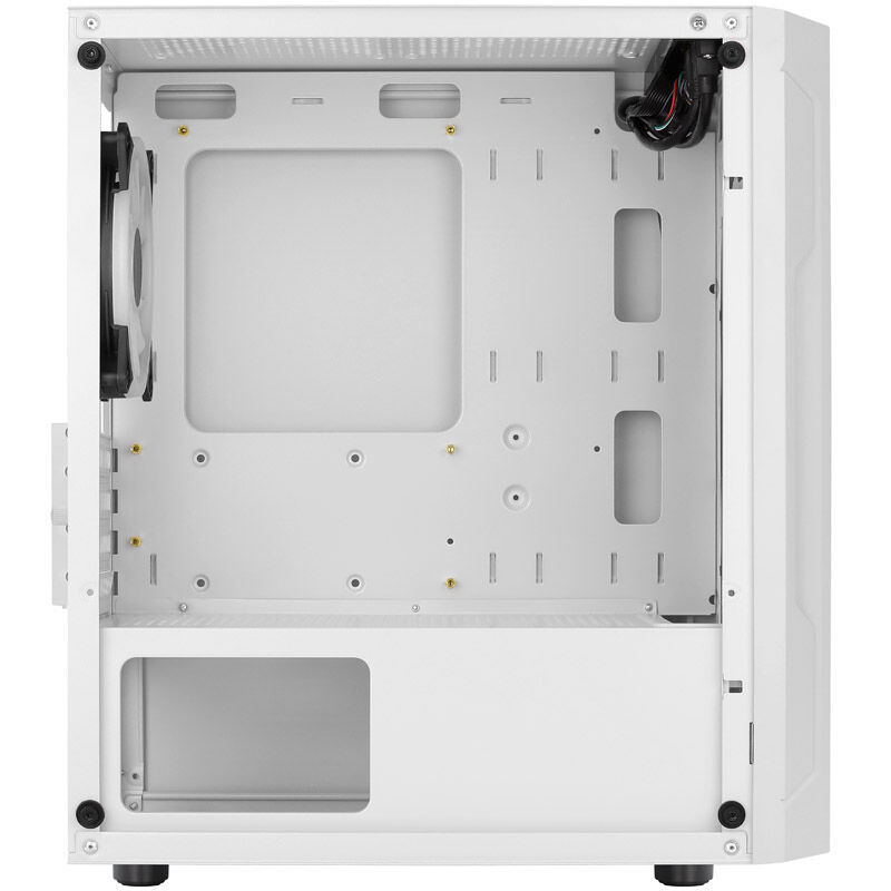 Aercool Trinity Mini-Tower V2, Tempered Glass - white