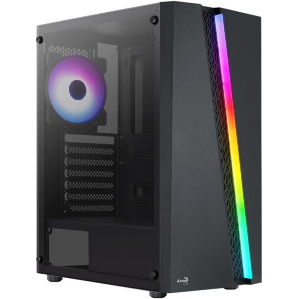 Aerocool Blade V1 midi tower, tempered glass – black