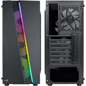 Aerocool Blade V1 midi tower, tempered glass - black
