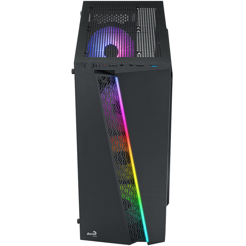 Aerocool Blade V1 midi tower, tempered glass - black