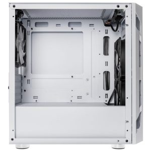 Silverstone Fara H1M Pro Micro-ATX Case, Tempered Glass - white