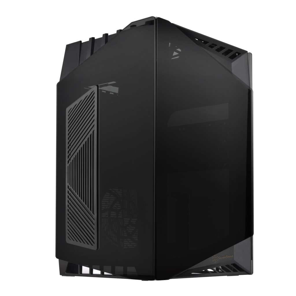 Silverstone SST-LD03B-AF Lucid Mini-ITX Case, Tempered Glass - Black