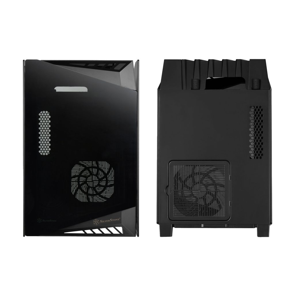 Silverstone SST-LD03B-AF Lucid Mini-ITX Case, Tempered Glass - Black