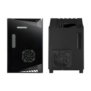 Silverstone SST-LD03B-AF Lucid Mini-ITX Case, Tempered Glass - Black