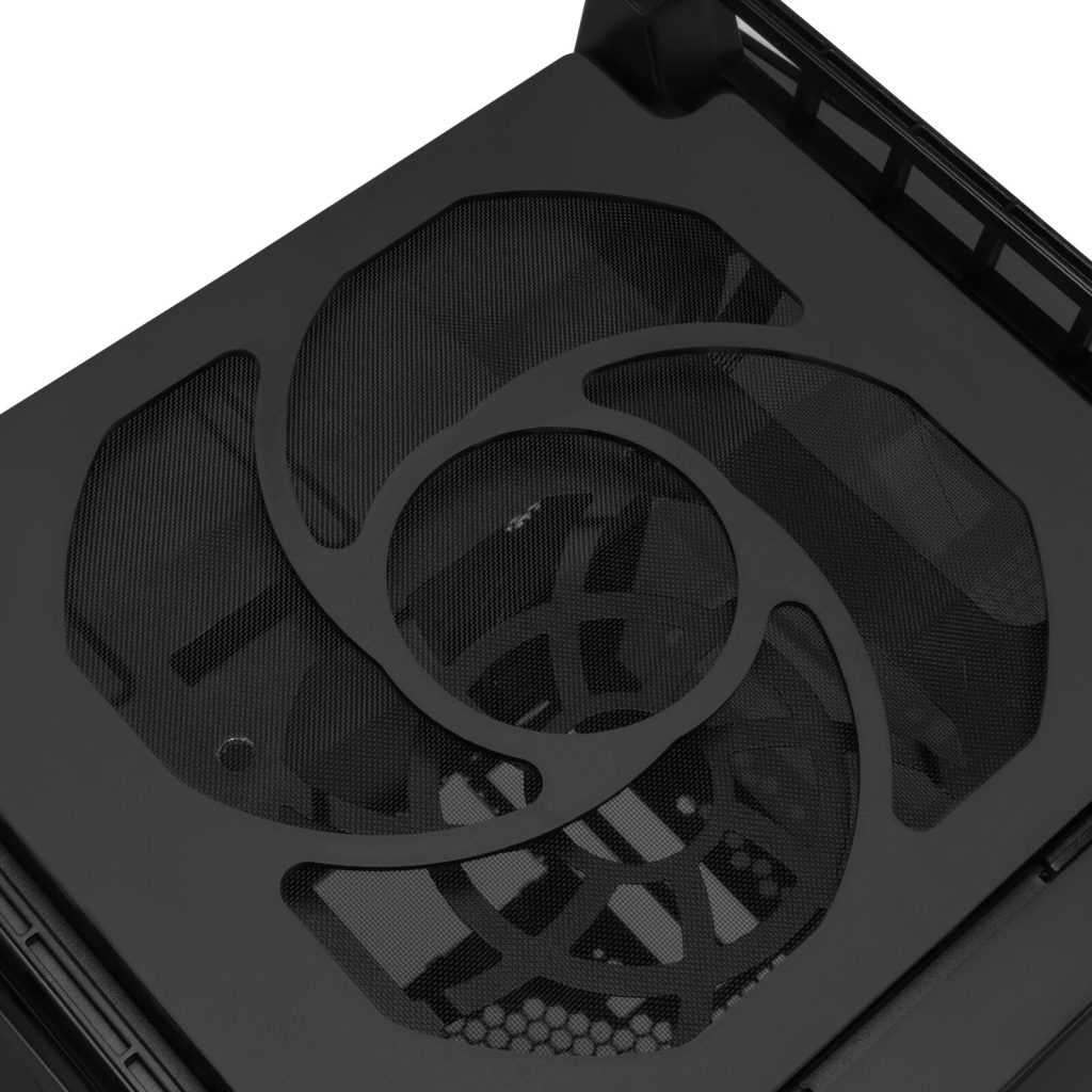Silverstone SST-LD03B-AF Lucid Mini-ITX Case, Tempered Glass - Black