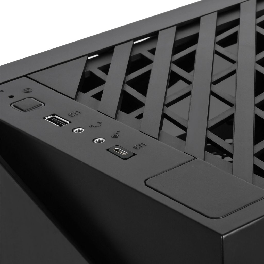 Silverstone SST-LD03B-AF Lucid Mini-ITX Case, Tempered Glass - Black