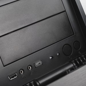 Silverstone SST-GD07B-C - Grandia Airflow Desktop, USB-C - black