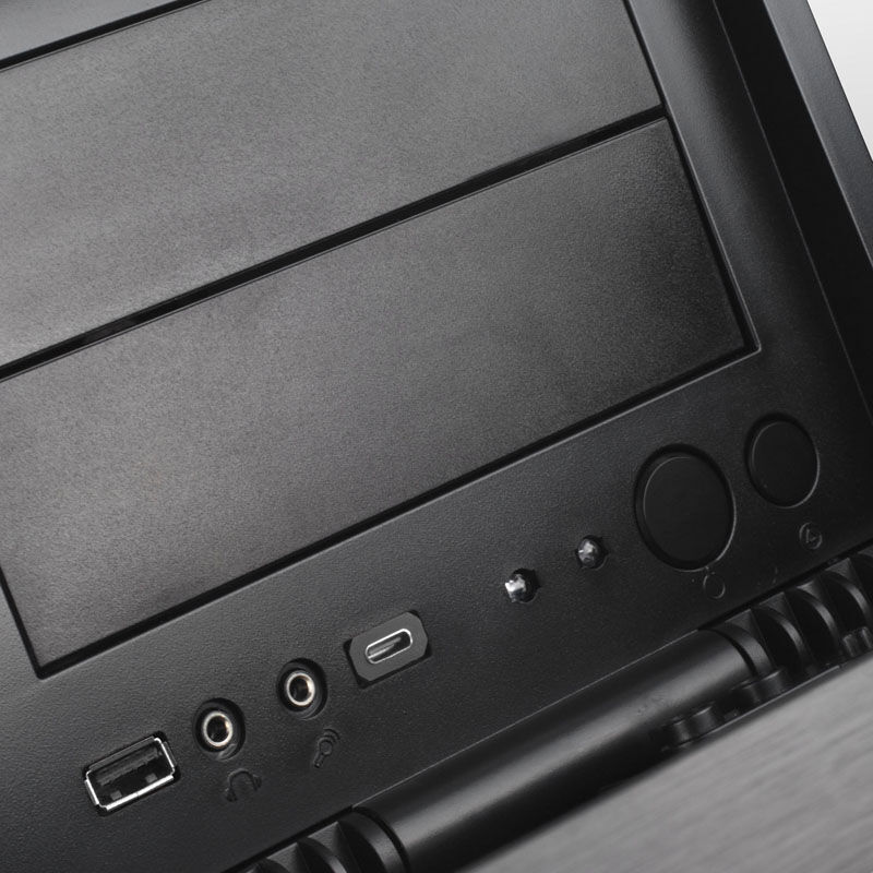 Silverstone SST-GD07B-C - Grandia Airflow Desktop, USB-C - black
