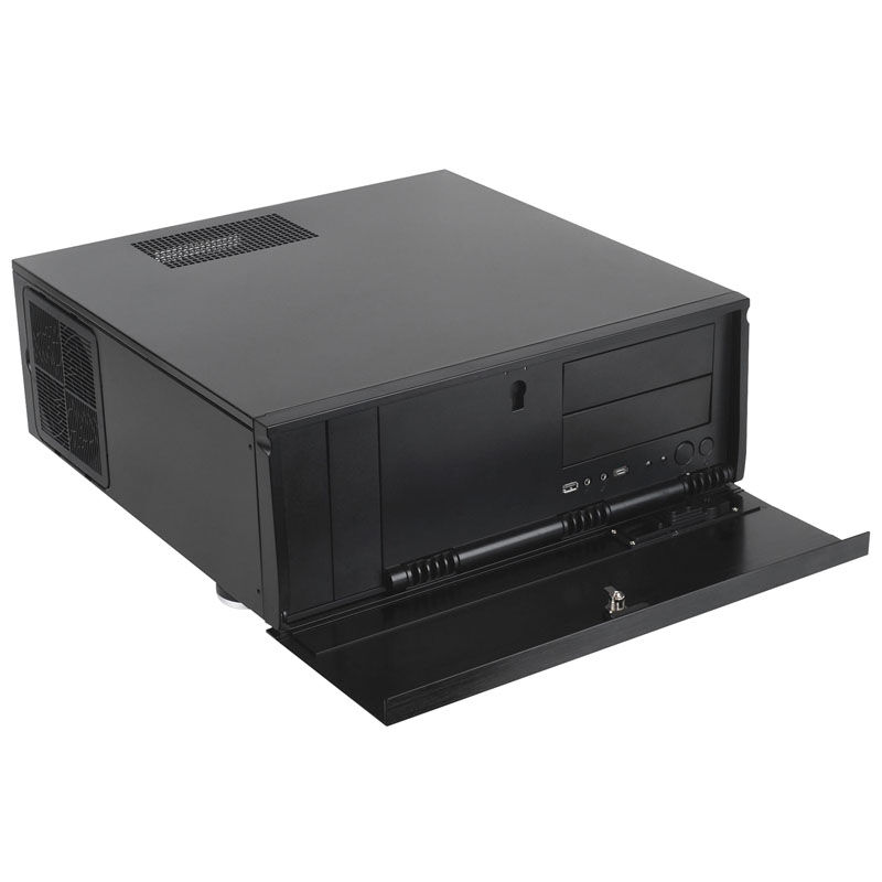 Silverstone SST-GD07B-C - Grandia Airflow Desktop, USB-C - black