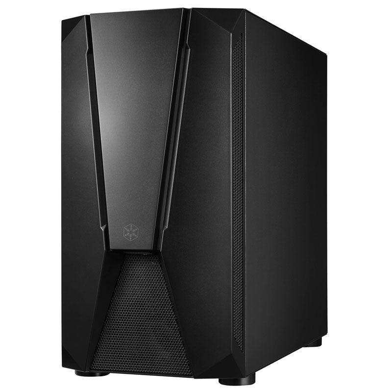 Silverstone Fara V1M Pro Micro-ATX Case, ARGB, Tempered Glass - black