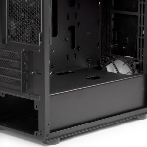 Silverstone Fara V1M Pro Micro-ATX Case, ARGB, Tempered Glass - black