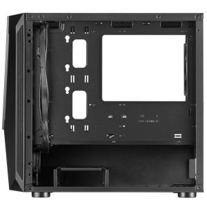 Silverstone Fara V1M Pro Micro-ATX Case, ARGB, Tempered Glass - black
