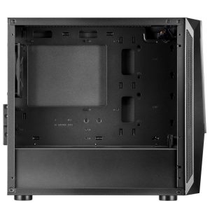 Silverstone Fara V1M Pro Micro-ATX Case, ARGB, Tempered Glass - black