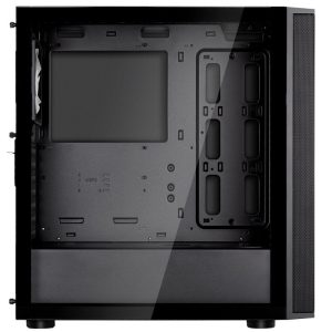 Silverstone Fara R1 V2 Midi Tower, tempered glass - black : image 3