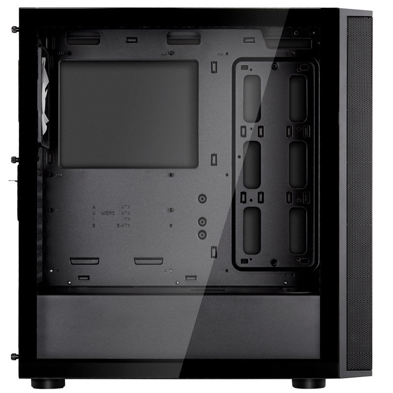 Silverstone Fara R1 V2 Midi Tower, tempered glass - black : image 3