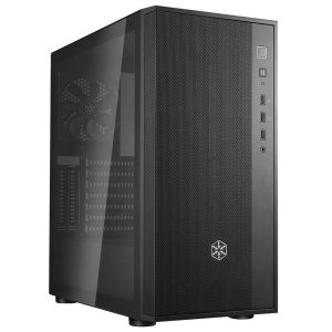 Silverstone Fara R1 V2 Midi Tower, tempered glass - black : image 1