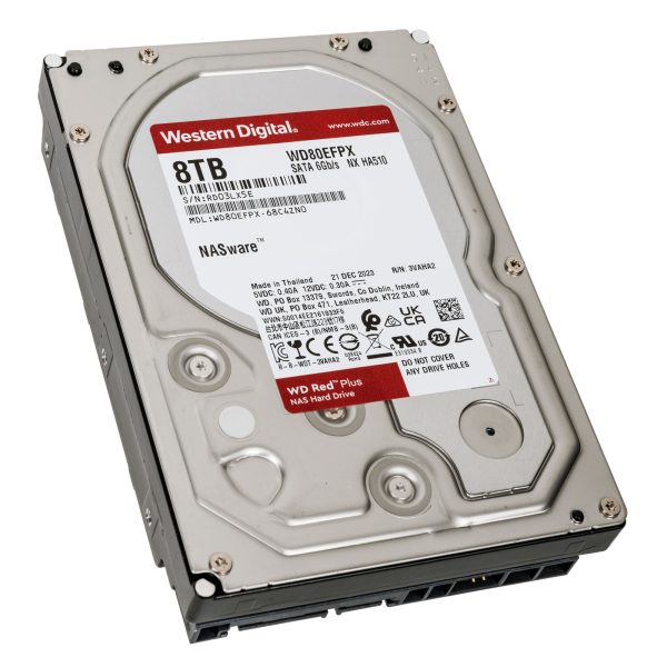 Western Digital Red Plus, SATA 6G, Intellipower – 3,5 Zoll, 8 TB