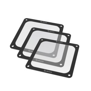 Akasa 140mm Magnetic Dust Filter - 3-Pack