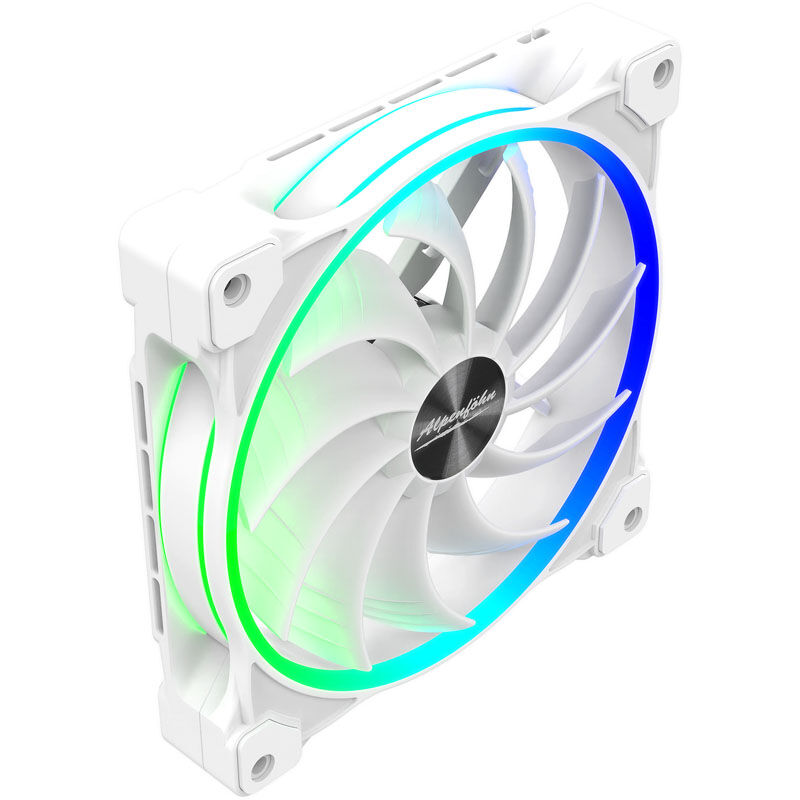 Alpenfohn 140mm Wing Boost 3 ARGB PWM fan, triple - white