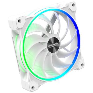 Alpenfohn 140mm Wing Boost 3 ARGB PWM fan, triple - white