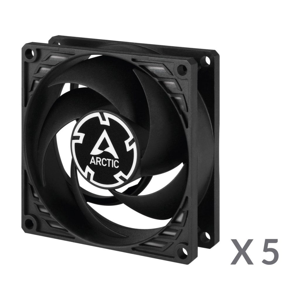 Arctic P8 PWM PST fans - 80mm, pack of 5