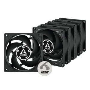 Arctic P8 PWM PST fans - 80mm, pack of 5