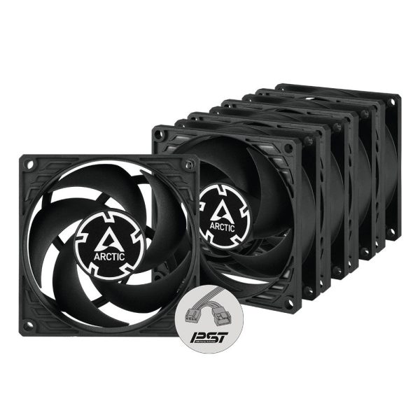 Arctic P8 PWM PST fans – 80mm, pack of 5