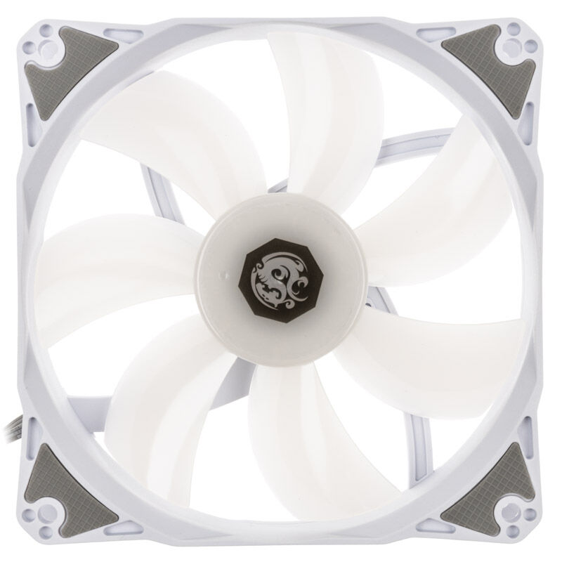 BitsPower Notos RGB PWM fan, 120mm - white, 5-pack