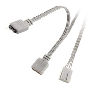 BitsPower Notos RGB PWM fan, 120mm - white, 5-pack