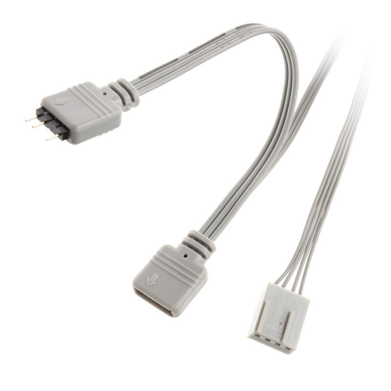 BitsPower Notos RGB PWM fan, 120mm - white, 5-pack