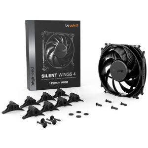be quiet! Silent Wings 4 PWM fans - 120mm, black
