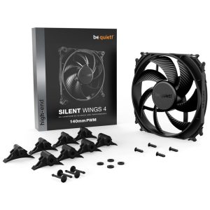 be quiet! Silent Wings 4 PWM fans - 140mm, black