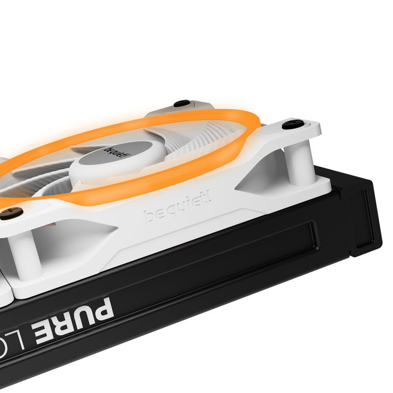 be quiet! Light Wings ARGB PWM fan, triple pack - 140mm, white, high speed : image 2