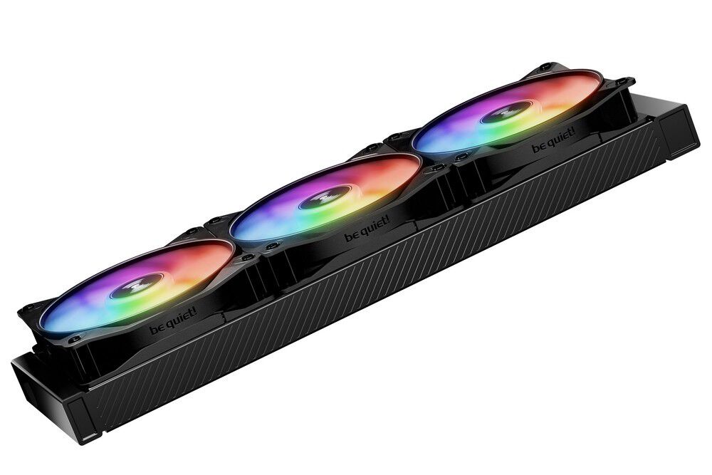 be quiet! Light Wings LX ARGB PWM High Speed Fan, Triple Pack - 120mm, black