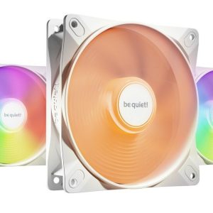 be quiet! Light Wings LX ARGB PWM HIgh Speed Fan, Triple Pack - 120mm, white