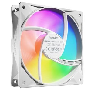 be quiet! Light Wings LX ARGB PWM HIgh Speed Fan, Triple Pack - 120mm, white