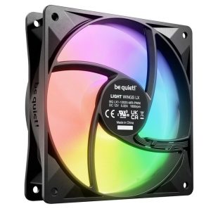 be quiet! Light Wings LX ARGB PWM fan, triple pack - 120mm, black