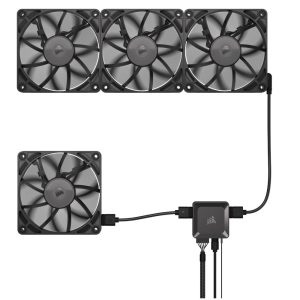Corsair iCUE LINK RX120 Series, PWM fan - 120 mm, black : image 6
