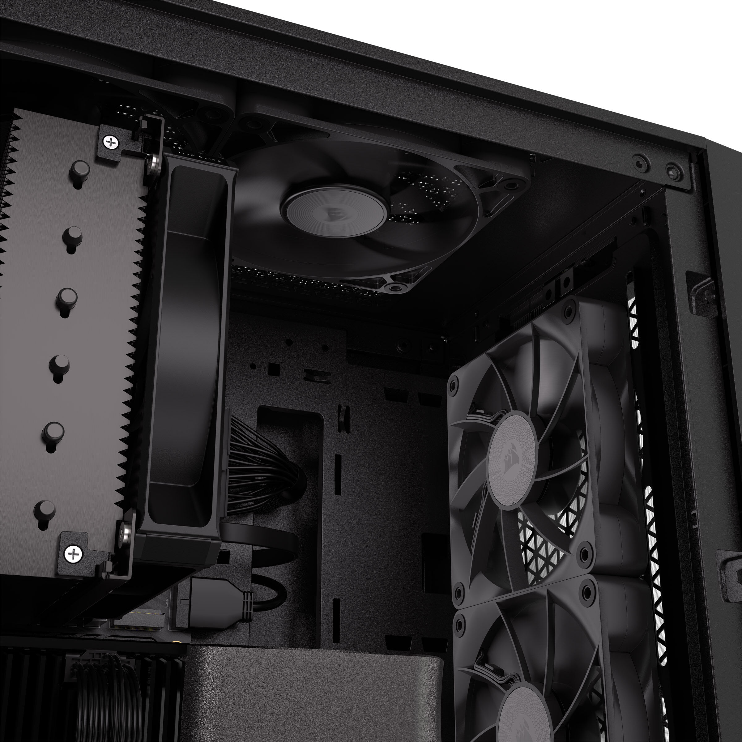 Corsair iCUE LINK RX120 Series, PWM fan - 120 mm, black : image 7