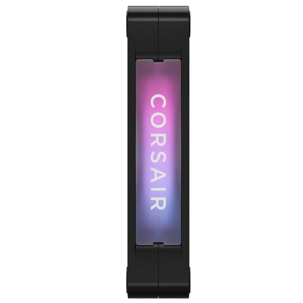 Corsair iCUE LINK RX120 RGB Series, PWM fan 3-pack - 120 mm, black